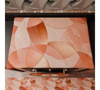 PETTI Artigiani Italiani - Accessori Tessili da Cucina, Copri Fornelli 46x70 cm in Microfibra, Coprifornello Elegante per Gas e Induzione, in Stampa Digitale Cerchio Rame