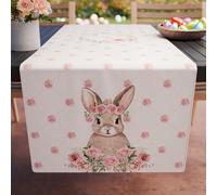 PETTI Artigiani Italiani - Runner da Tavola Pasquale, Tovaglia Runner in Stampa Digitale, 100% Made in Italy | Eleganza per la Tavola di Pasqua