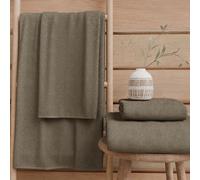 PETTI Artigiani Italiani - Asciugamani Bagno in 100% Spugna di Cotone, Set Asciugamani 1+1, 2 Pezzi 1 Asciugamano Viso e 1 Asciugamano Mani, Asciugamani Fango