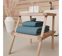 PETTI Artigiani Italiani - Asciugamani Bagno in 100% Spugna di Cotone, Set Asciugamani 1+1, 2 Pezzi 1 Asciugamano Viso e 1 Asciugamano Mani, Asciugamani Avion