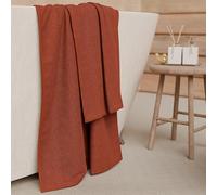 PETTI Artigiani Italiani - Asciugamani Bagno in 100% Spugna di Cotone, Set Asciugamani 1+1, 2 Pezzi 1 Asciugamano Viso e 1 Asciugamano Mani, Asciugamani Terra Cotta