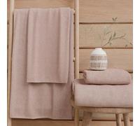 PETTI Artigiani Italiani - Asciugamani Bagno in 100% Spugna di Cotone, Set Asciugamani 2+2, 4 Pezzi 2 Asciugamani Viso e 2 Asciugamani Mani, Asciugamani Cipria