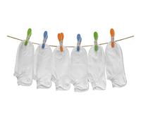 PETTI Artigiani Italiani - Calzini Bambina, 6 Paia di Calzini Fantasmino Bambina, Calzini Bambino Fantasmino Femminuccia, Calzini Bambina Cotone Filo di Scozia, 100% Made in ItalyBianco