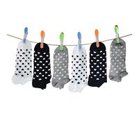 PETTI Artigiani Italiani - Calzini Bambina, 6 Paia di Calzini Fantasmino Bambina, Calzini Bambino Fantasmino Femminuccia, Calzini Bambina Cotone Filo di Scozia, 100% Made in ItalyCuoricini