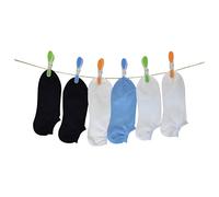 PETTI Artigiani Italiani - Calzini Bambino, 6 Paia di Calzini Fantasmino Bambino, Calzini Bambino Fantasmino Maschietto, Calzini Bambino Cotone Filo di Scozia, 100% Made in ItalyMix Bambino