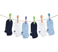 PETTI Artigiani Italiani - Calzini Bambino, 6 Paia di Calzini Fantasmino Bambino, Calzini Bambino Fantasmino Maschietto, Calzini Bambino Cotone Filo di Scozia, 100% Made in Italy, Mare