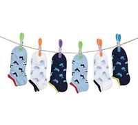PETTI Artigiani Italiani - Calzini Bambino, 6 Paia di Calzini Fantasmino Bambino, Calzini Bambino Fantasmino Maschietto, Calzini Bambino Cotone Filo di Scozia, 100% Made in Italy, Balene