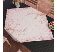 PETTI Artigiani Italiani - Centrotavola di Pasqua 90x90 cm in Microfibra Antimacchia, Elegante e Lavabile, Centro Tavola Pasquale, Decorazione Raffinata, 100% Made in Italy