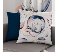PETTI Artigiani Italiani - Coppia di Federe Cuscino 30x30 cm in Microfibra, Cuscini Arredo Camera da Letto, Divano, Salotto, Set 2 Fodere Copricuscino, Federa Kids 02, 100% Made in Italy