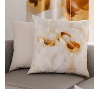 PETTI Artigiani Italiani - Coppia di Federe Cuscino 35x35 cm in Microfibra, Cuscini Arredo Camera da Letto, Divano, Salotto, Set 2 Fodere Copricuscino, Federa Wedding, 100% Made in Italy