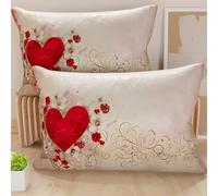 PETTI Artigiani Italiani - Federe cuscino Shabby 338 40x80 cm microfibra, set 2, 100% Made in Italy