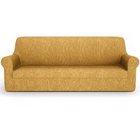 PETTI Artigiani Italiani - Copridivano 4 Posti, Copridivano Elasticizzato 4 Posti, Oro, Tessuto Jaquard, 100% Made in Italy