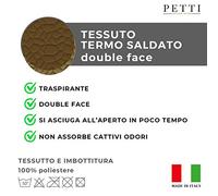 PETTI Artigiani Italiani - Copridivano Angolare, Copridivano con Penisola, Copridivano 4 Posti con Isola a Sinistra, Copridivano con Chaise Longue, Zabrato, 100% Made in Italy