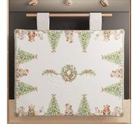 PETTI Artigiani Italiani - Copriforno Natalizio per Cucina, Copri Forno 40x50 cm, Copriforno Xmas Bears, 100% Made in Itay