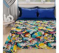 PETTI Artigiani Italiani - Copriletto Matrimoniale Estivo 260x270cm 100 g/m² Double Face, Trapuntino Matrimoniale Primaverile, Trapunta Leggera, Space, 100% Made in Italy
