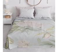 PETTI Artigiani Italiani - Telo Arredo Copridivano Copritutto in Microfibra 260x270 cm, Fantasia Floreale 25 172 | Multiuso per Divani, Copriletto e Copritavolo | Telo Protettivo Lavabile