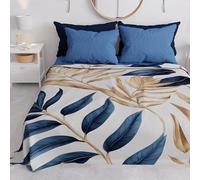 PETTI Artigiani Italiani - Copriletto Una Piazza e Mezza Primavera Estate, Coperta Leggera Una Piazza e Mezza, Lenzuola Copriletto, Sharm 100% Made in Italy