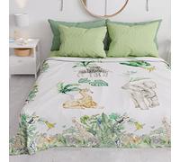 PETTI Artigiani Italiani - Telo Arredo Copridivano Copritutto in Microfibra 220x270 cm, Fantasia Animalier 03 | Multiuso per Divani, Copriletto e Copritavolo | Telo Protettivo Lavabile