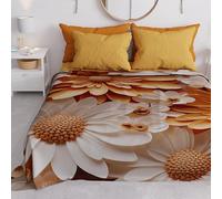 PETTI Artigiani Italiani - Telo Arredo Copridivano Copritutto in Microfibra 220x270 cm, Fantasia Floreale 05 2 | Multiuso per Divani, Copriletto e Copritavolo | Telo Protettivo Lavabile