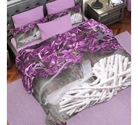 PETTI Artigiani Italiani - Copripiumino, Set Copripiumino, Copripiumino Singolo, Parure Copripiumino, Copripiumone, 100% Made in Italy, 100% Microfibra Anallergica