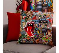 PETTI Artigiani Italiani - Cuscini da Divano con Imbottitura, Cuscini Decorativi con Stampa Digitale, Copricuscini Camera da Letto, 2 Pezzi Cuscino Quadrato 50x50 cm, 100% Made in Italy