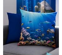 PETTI Artigiani Italiani - Cuscini da Divano con Imbottitura, Cuscini Decorativi con Stampa Digitale, Copricuscini Camera da Letto, 1 Pezzo Cuscino Quadrato 50x50 cm, 100% Made in Italy