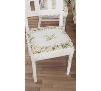 PETTI Artigiani Italiani - Cuscini per Sedia Cucina con Elastico da 6 Pezzi, Copricuscini in Microfibra, Coprisedia con Molla Disegno Botanical 100% Made in Italy