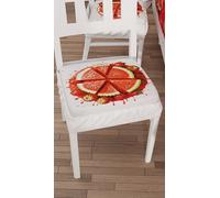 PETTI Artigiani Italiani - Cuscini per Sedia Cucina con Elastico da 6 Pezzi, Copricuscini in Microfibra, Coprisedia con Molla Disegno Angurie, 100% Made in Italy