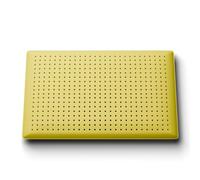 PETTI Artigiani Italiani - Cuscino Cervicale Memory Foam Saponetta Forata, Guanciale Profumato Aromaterapia Camomilla, Anallergico, Traspirante, Rinfrescante, 100% Made in Italy