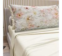 PETTI Artigiani Italiani - Lenzuola in Cotone con Federe in Stampa Digitale, Lenzuola Letto Singolo, Completo Letto Singolo, Floreale 21 Panna, 100% Made in Italy