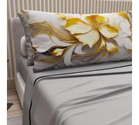 PETTI Artigiani Italiani - Lenzuola in Cotone con Federe in Stampa Digitale, Lenzuola Una Piazza e Mezza, Completo Letto Una Piazza e Mezza, Floreale 20 Grigio Chiaro, 100% Made in Italy