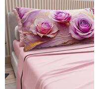 PETTI Artigiani Italiani - Lenzuola in Cotone con Federe in Stampa Digitale, Lenzuola Una Piazza e Mezza, Completo Letto Una Piazza e Mezza, Floreale 8 Rosa, 100% Made in Italy