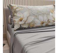 PETTI Artigiani Italiani - Lenzuola in Cotone con Federe in Stampa Digitale, Lenzuolo Una Piazza e Mezza, Completo Letto Fantasia Floreale 32 Grigio Chiaro, 100% Made in Italy
