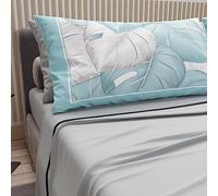 PETTI Artigiani Italiani - Lenzuola in Cotone con Federe in Stampa Digitale, Per Letto Una Piazza e Mezza, Completo Lenzuolo Sopra e Sotto con Angoli, Grigio Chiaro, 100% Made in Italy