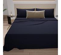PETTI Artigiani Italiani - Lenzuola Una Piazza e Mezza Cotone, Completo Letto Piazza e Mezza, Set Lenzuola Piazza e Mezza, Lenzuola Sotto con Angoli, Lenzuola Sopra e Federe, 100% Made in Italy