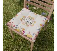 PETTI Artigiani Italiani - Set 6 Cuscini per Sedie Cucina in Microfibra, Coprisedie with Stampa Digitale e Laccetti - 100% Made in Italy