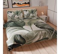 PETTI Artigiani Italiani - Set Copripiumino Matrimoniale 240x220 cm (2 Federe 50x80 cm Incluse), Parure Copripiumino Microfibra con Stampa Digitale Floreale 25 4 - Made in Italy