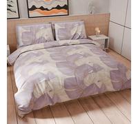 PETTI Artigiani Italiani - Set Copripiumino Singolo 135x200 cm (1 Federa 75x50 cm Inclusa), Parure Copripiumino Microfibra con Stampa Digitale Tropical Lilla O - Made in Italy