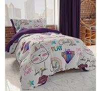 PETTI Artigiani Italiani - Copripiumino Singolo 150x200, Sacco Copripiumino Singolo, Copripiumino Bambina, Copripiumino per la Cameretta, 100% Made in Italy