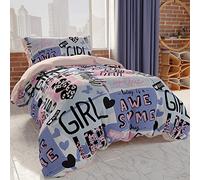 PETTI Artigiani Italiani - Set Copripiumino Una piazza e mezza 200x200 cm (2 Federe 75x50 cm Incluse), Copripiumino in Microfibra per la Cameretta Bambino e Bambina, in Stampa Digitale