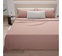 PETTI Artigiani Italiani - Set Lenzuola Singolo 3 Pezzi, Morbide e Traspiranti, Completo Letto con Lenzuolo Sopra, Lenzuolo Sotto con Angoli Elasticizzati e 1 Federa Lenzuola Cipria