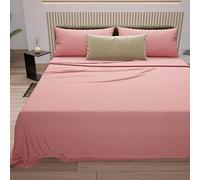PETTI Artigiani Italiani – Set lenzuola singolo 3pz morbide e traspiranti angoli elasticizzati rosa