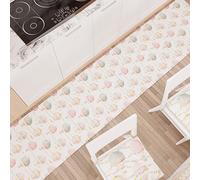 PETTI Artigiani Italiani - Tappeto Cucina Antiscivolo Lavabile, Passatoia Cucina, Tappeti Runner Cucina, 52x100 cm, Disegno Party 01 100% Made in Italy