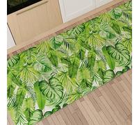 PETTI Artigiani Italiani - Tappeto Cucina, Tappeto Cucina Antiscivolo Lavabile, Passatoia Cucina, Tappeto Runner Cucina, 52x100 cm, Disegno Tropical 05, 100% Made in Italy