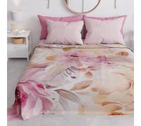 PETTI Artigiani Italiani - Copriletto Singolo Primavera Estate, Coperta Leggera Singola, Lenzuola Copriletto, Floreale 2 100% Made in Italy