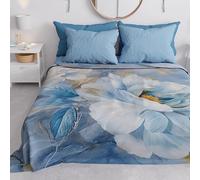 PETTI Artigiani Italiani - Copriletto Singolo Primavera Estate, Coperta Leggera Singola, Lenzuola Copriletto, Floreale 13 100% Made in Italy