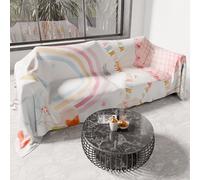 PETTI Artigiani Italiani - Copriletto Singolo Primavera Estate, Coperta Leggera Singola, Lenzuola Copriletto, Party 01 100% Made in Italy