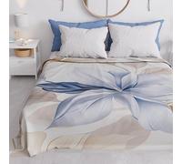 PETTI Artigiani Italiani - Telo Arredo Copridivano Copritutto in Microfibra 220x270 cm, Fantasia Floreale 25 164 | Multiuso per Divani, Copriletto e Copritavolo | Telo Protettivo Lavabile