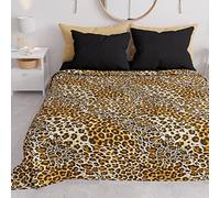 PETTI Artigiani Italiani - Copriletto Matrimoniale Primavera Estate, Coperta Leggera Matrimoniale, Lenzuola Copriletto, Animalier 04 100% Made in Italy