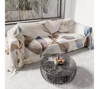 PETTI Artigiani Italiani - Telo Arredo in Microfibra, Copritutto, Copridivano 130x270 cm, Fantasia Floreale 25 16 | Telo Protettivo Lavabile, Copriletto e Copritavolo Multiuso per Divani